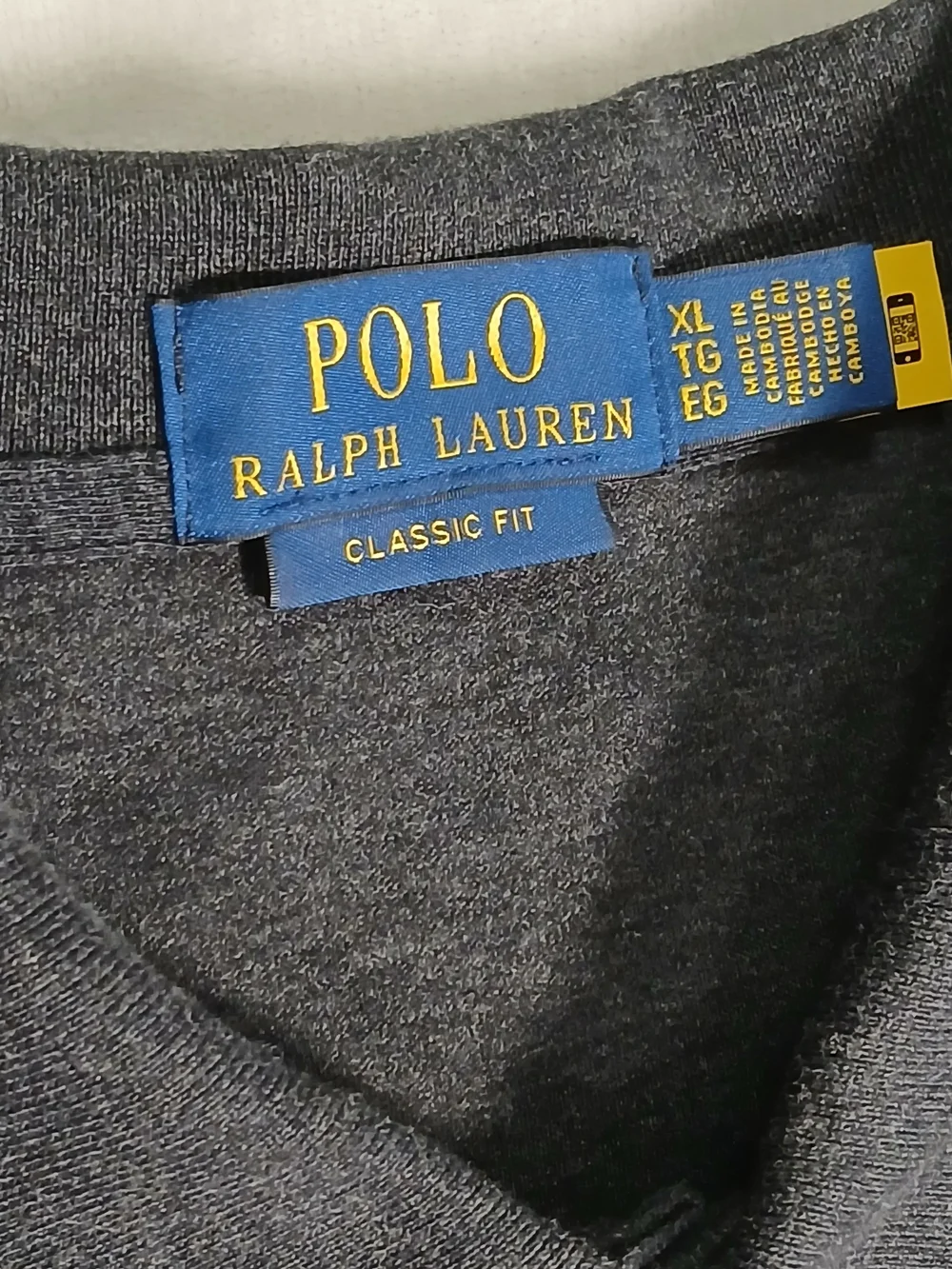 Polo Ralph Lauren Classic Fit Polo Shirt XL Men's Flesh Pony Soft Gray Preppy
